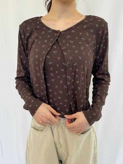 【Official限定】花柄アンサンブルカーディガン