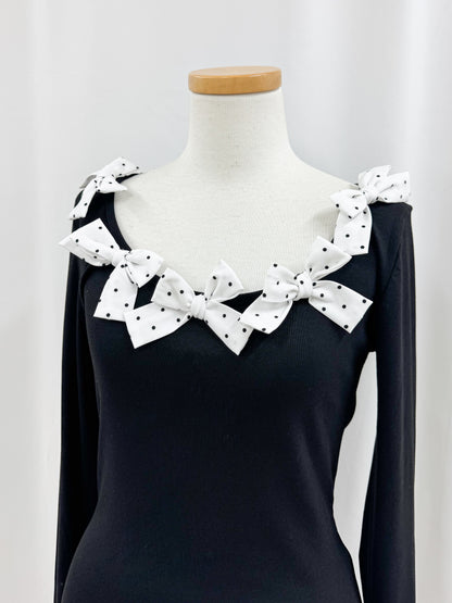 ドットリボンロンT