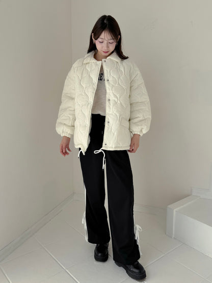 裏地ボア中綿ジャケット