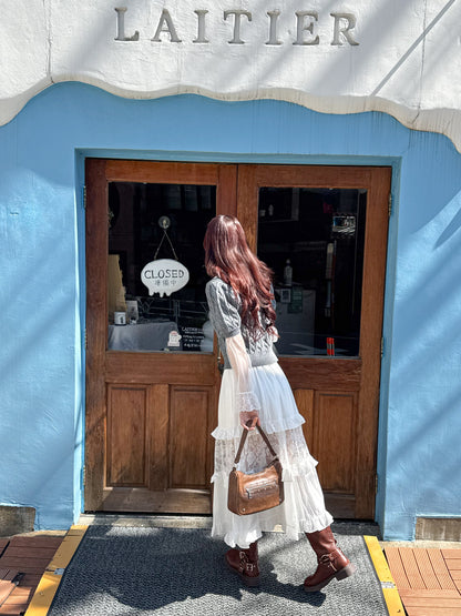 【Official限定】レースパッチワークスカート