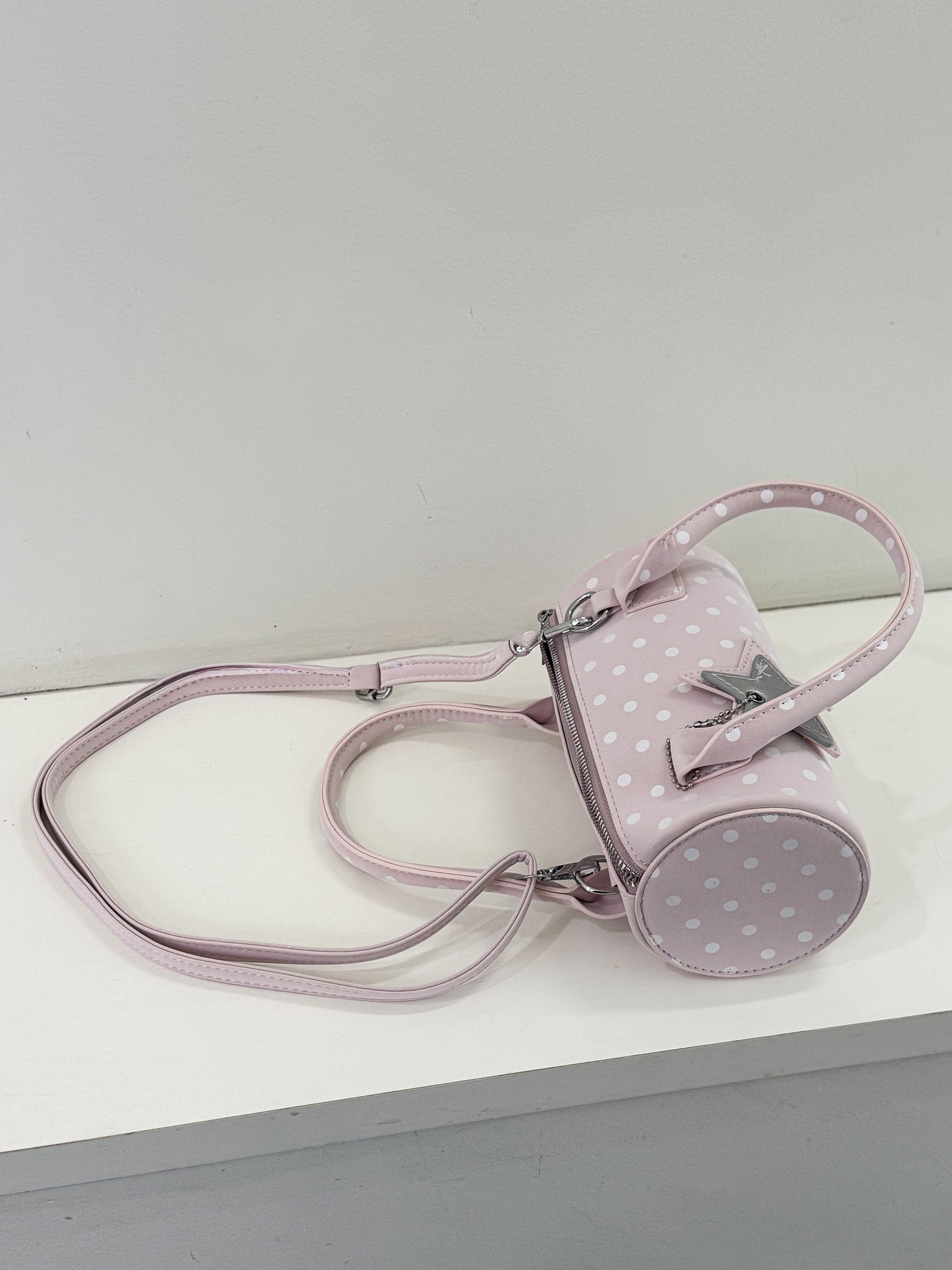 星チャーム付きドットミニBAG