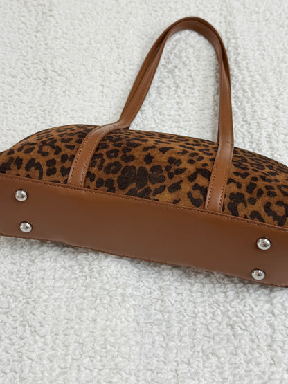 【Official限定価格】スエードヒョウ柄BAG