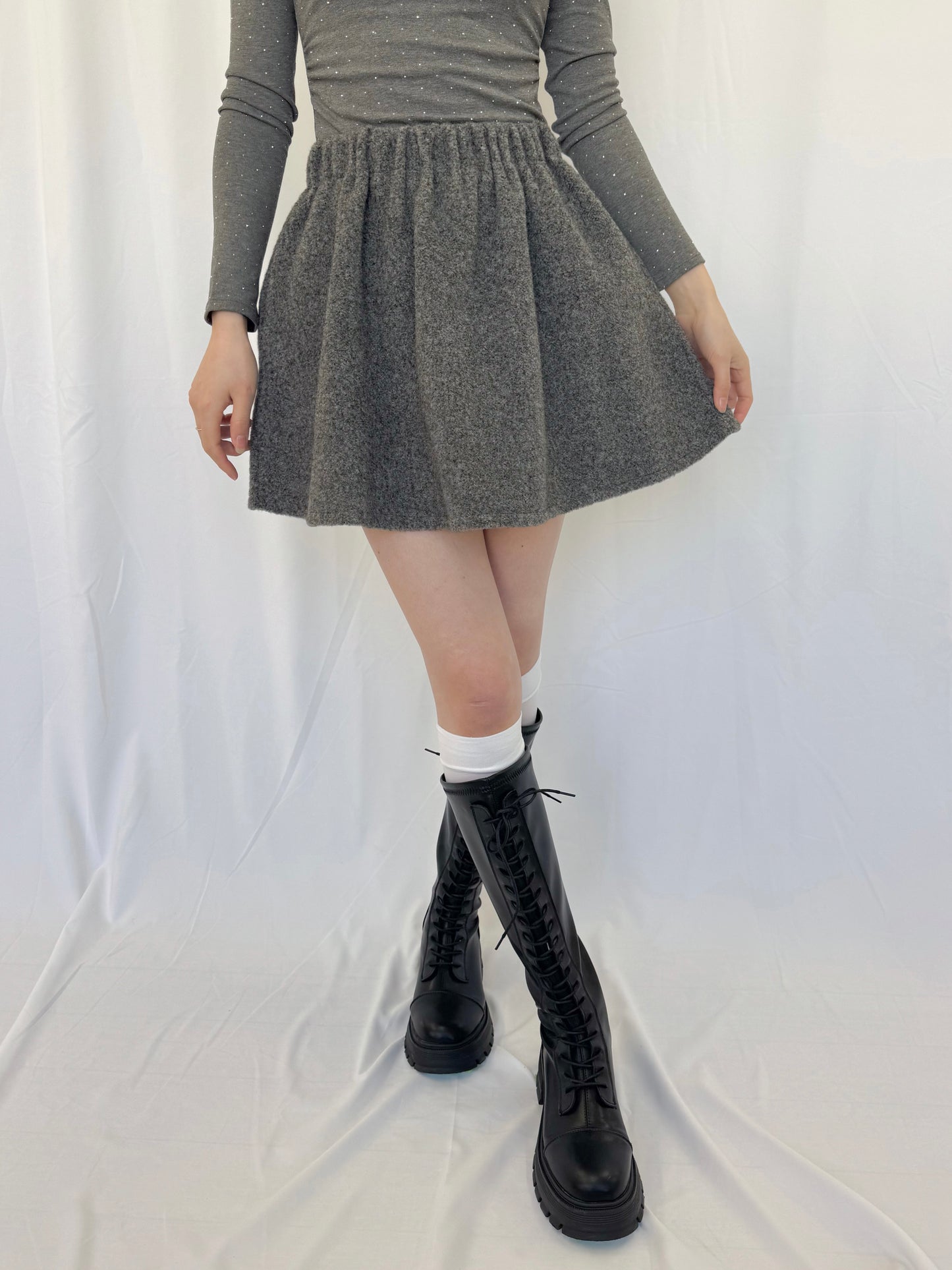 【Official限定価格】フリースフレアスカート