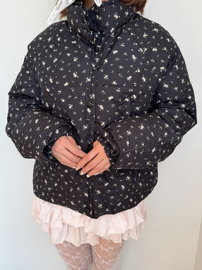 小花柄ブルゾン