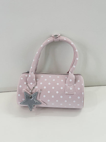 星チャーム付きドットミニBAG