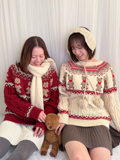 【Official限定】アニマルジャガードニット