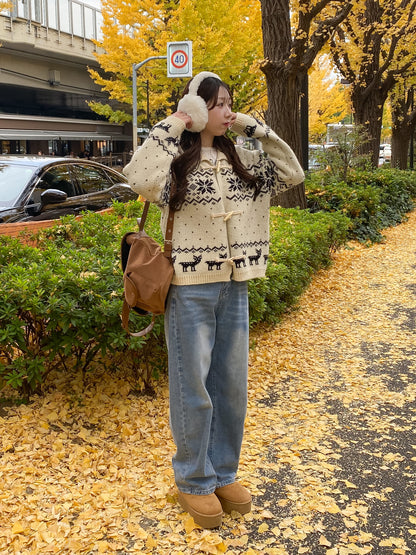 【Official限定】ノルディックジャガードカーディガン