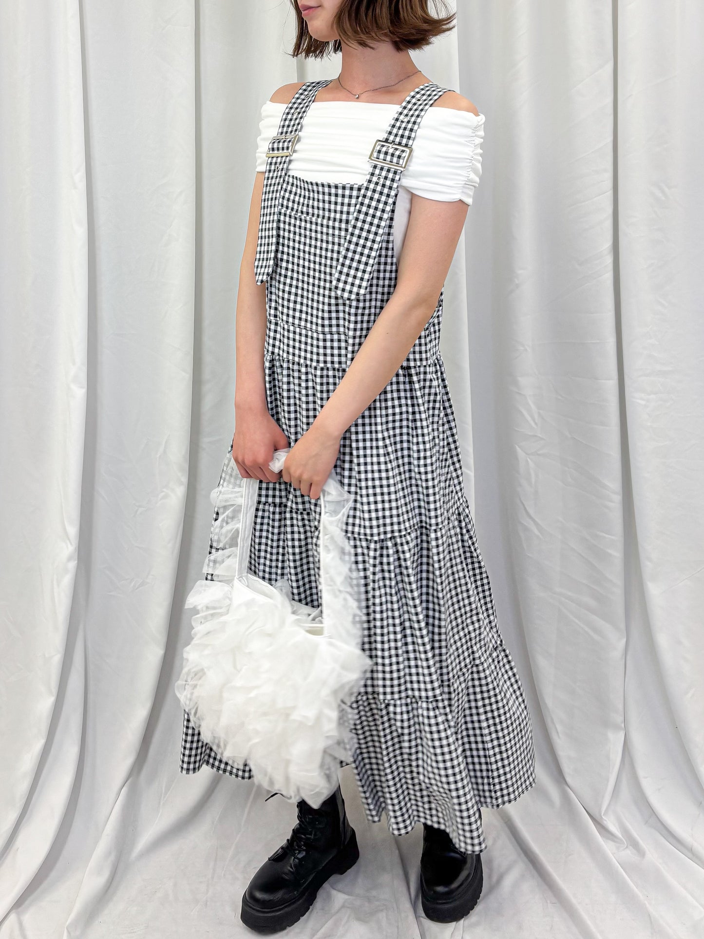 【Official限定価格】ギンガムチェックワンピース