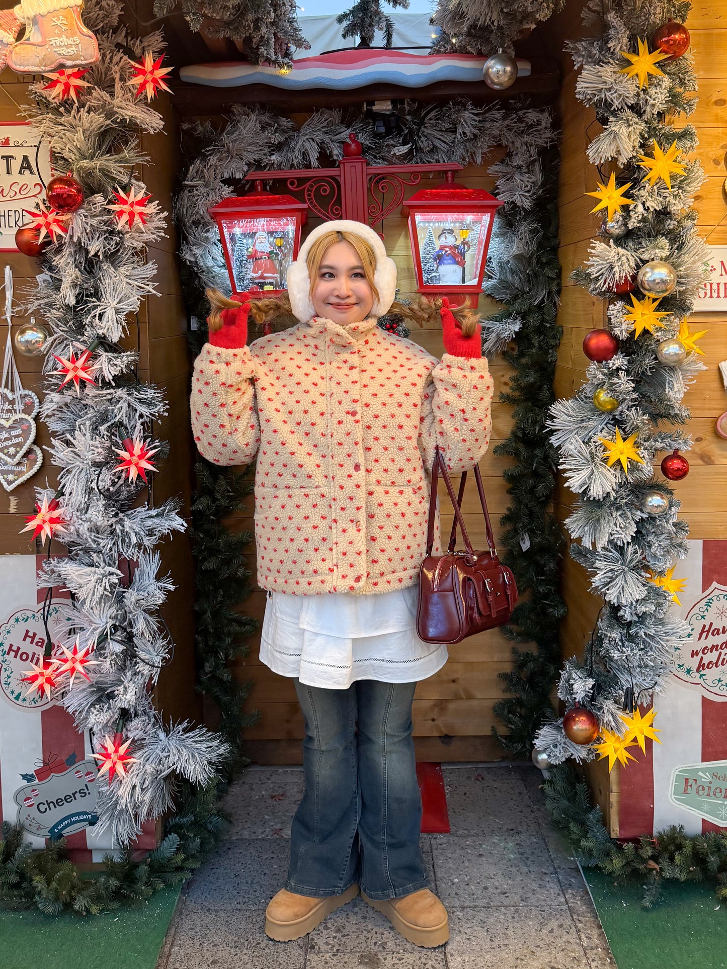 ハートドットボアブルゾン