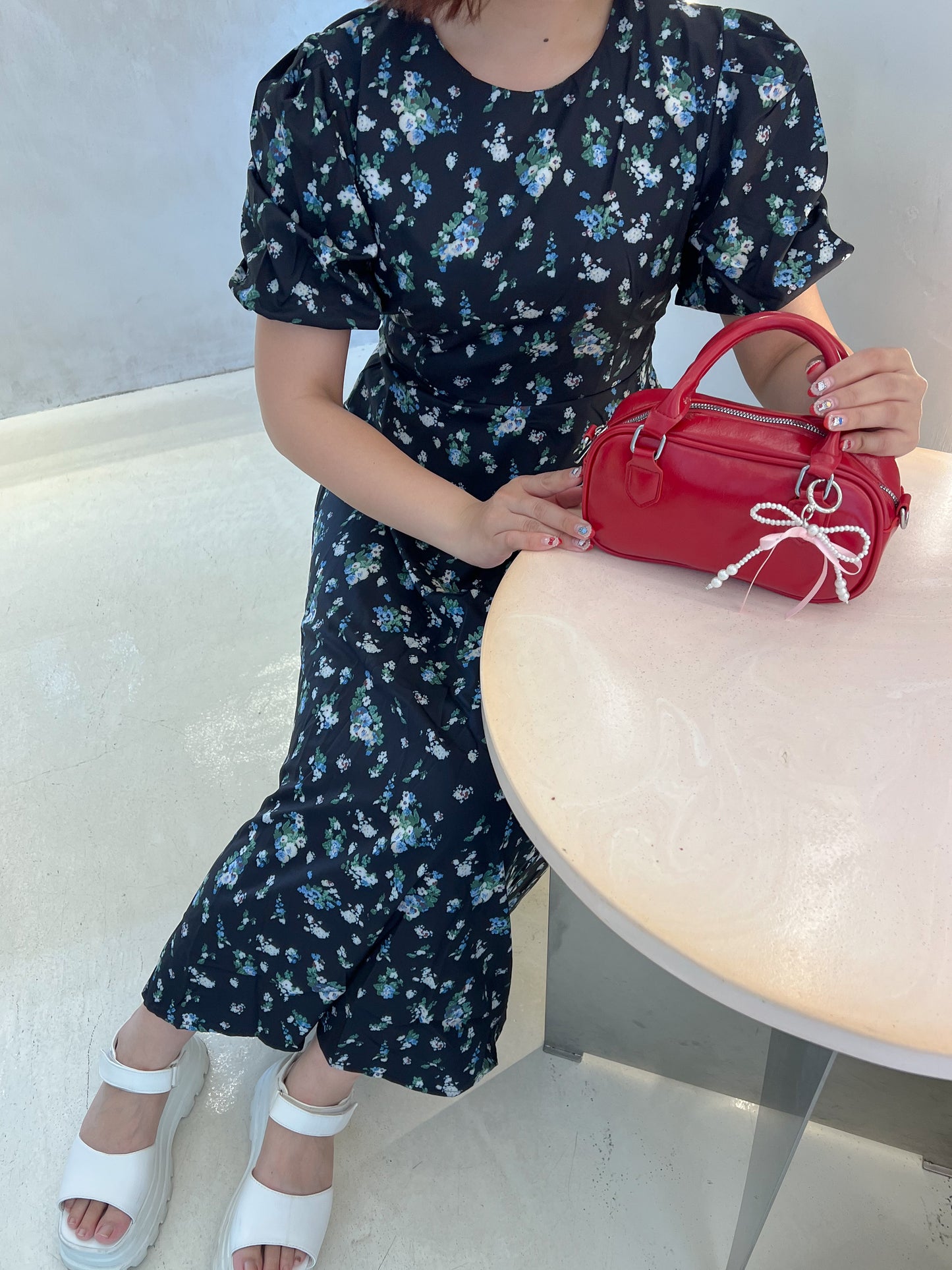 【Official限定価格】花柄ロングワンピース