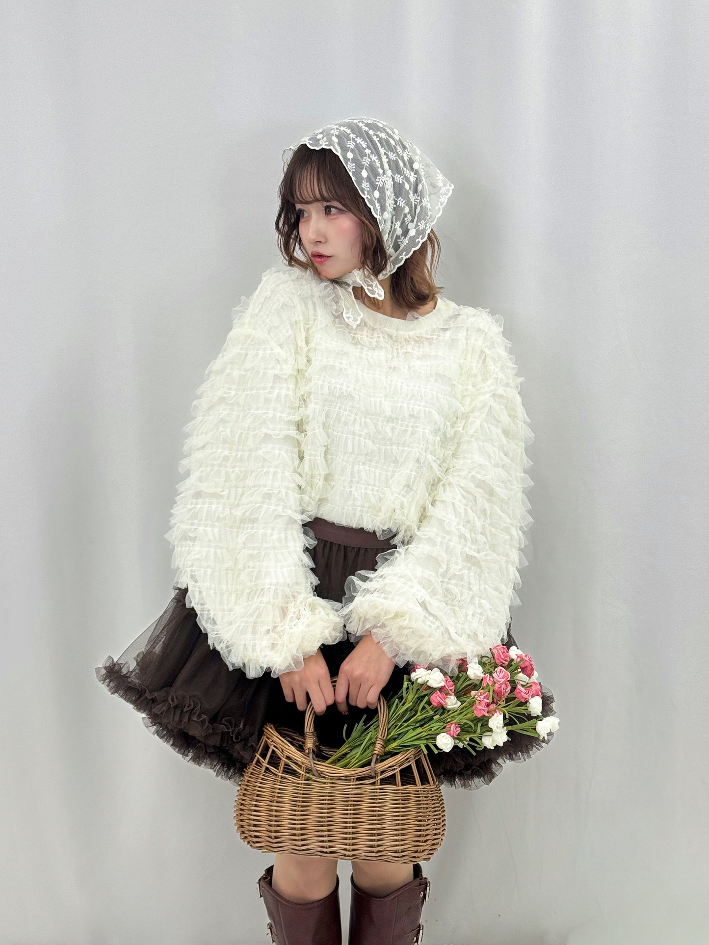 ボリュームミニチュールスカート