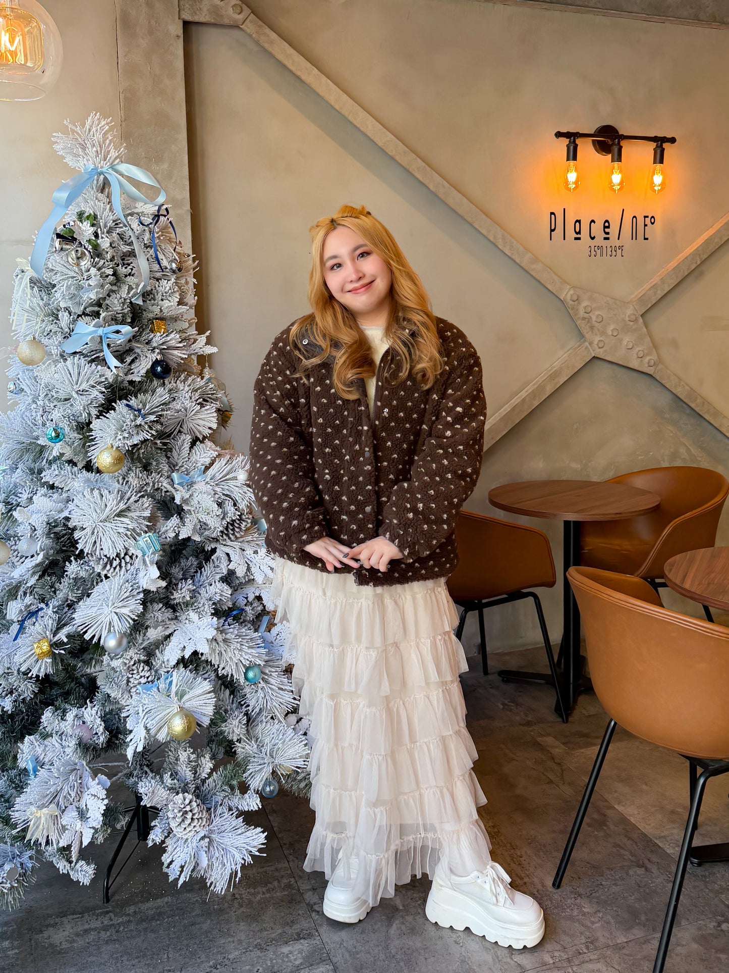 ハートドットボアブルゾン