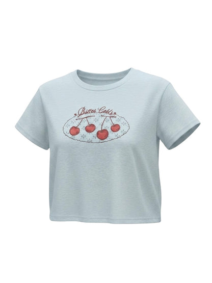 チェリークロップドTシャツ