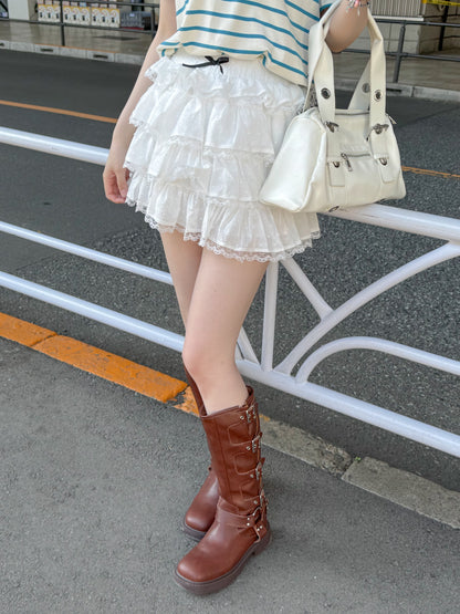 【Official限定価格】フリルティアードスカパン