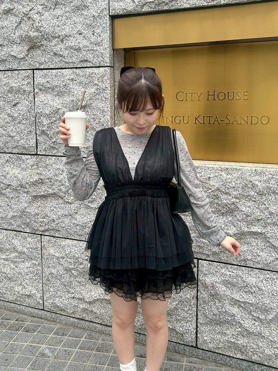 【Official限定価格】チュールペプラムビスチェ