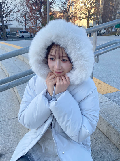 【Official限定価格】ファー付きショートパフブルゾン