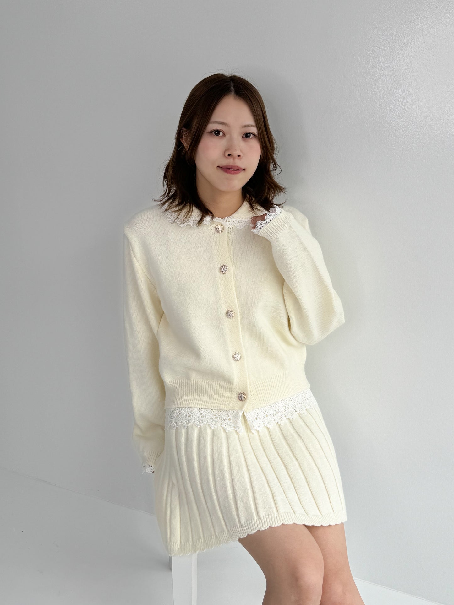 【Official限定価格】ガーリーニットセットアップ