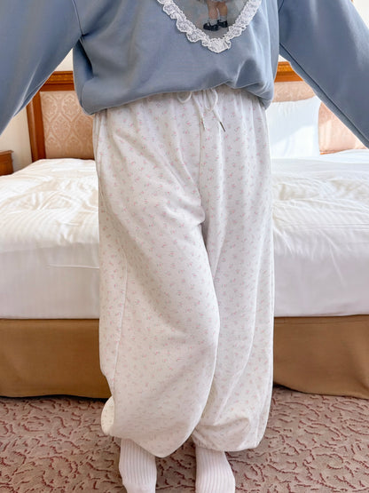 Baby Flower Sweat Pants