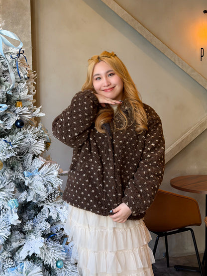 ハートドットボアブルゾン