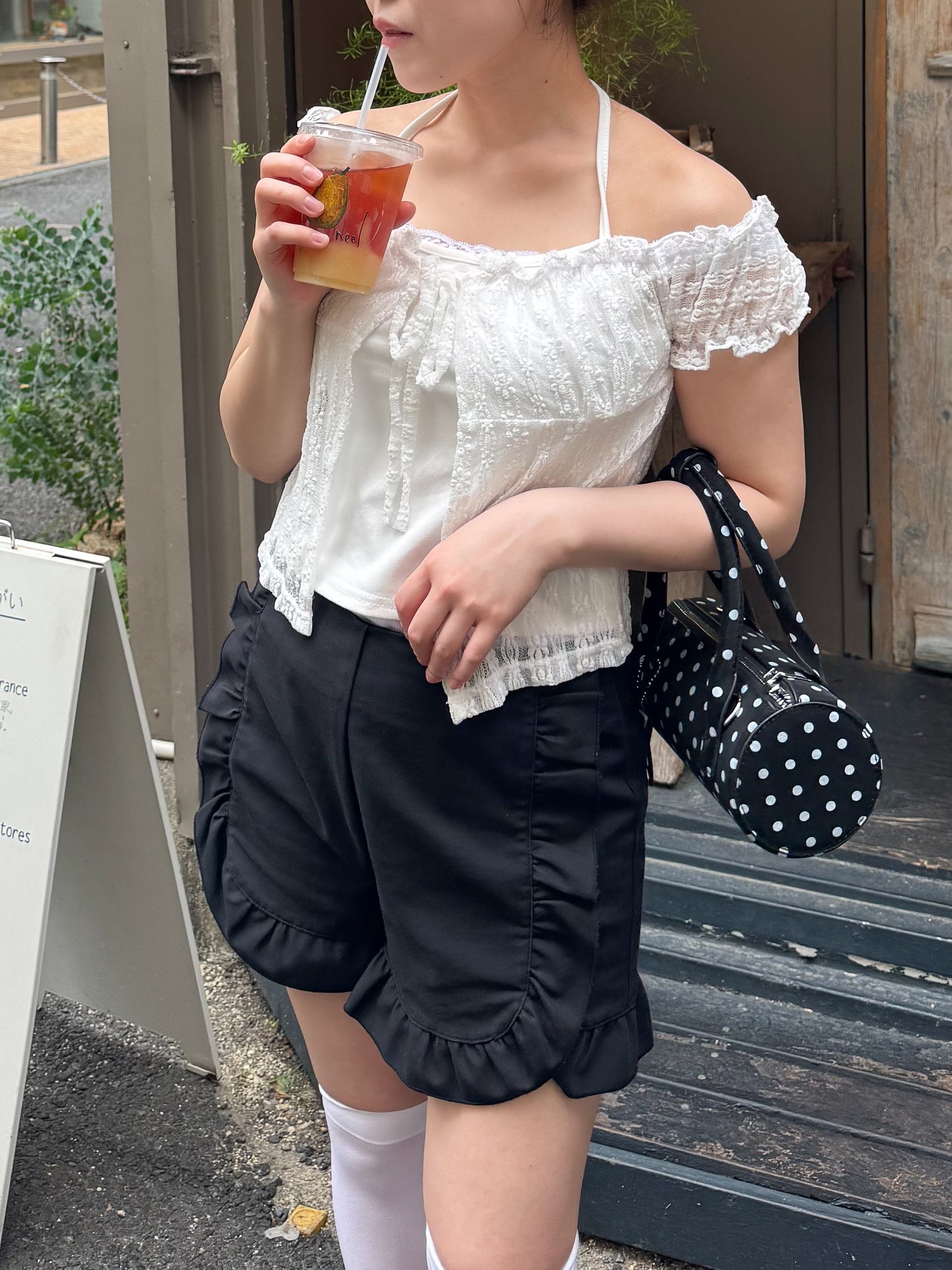 レースアンサンブルトップス