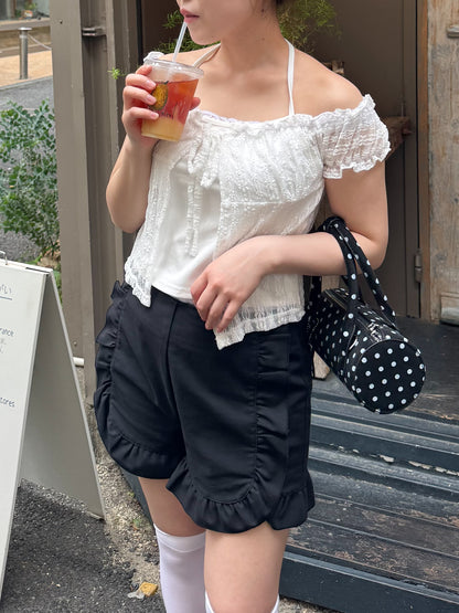 レースアンサンブルトップス