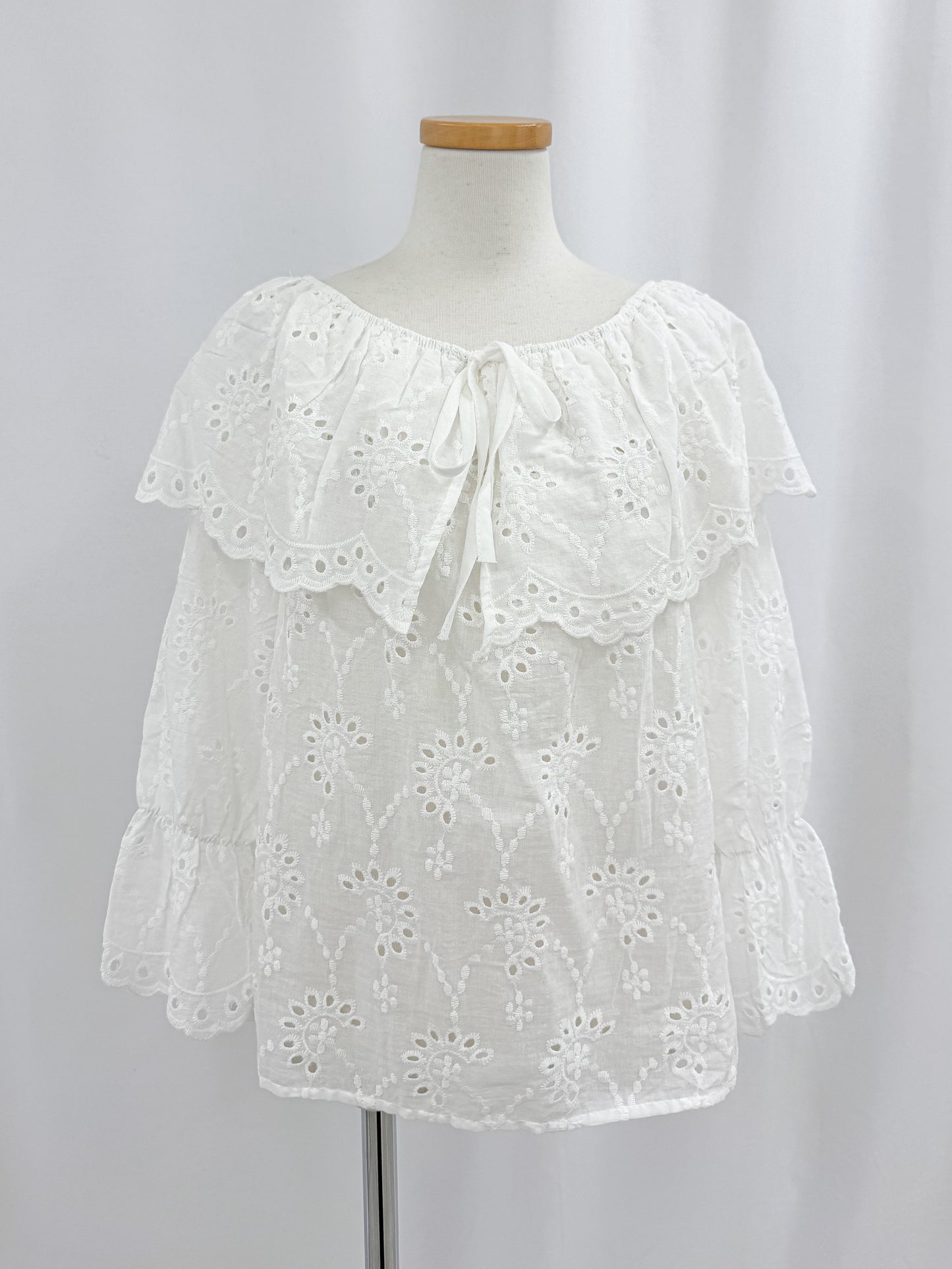 【Official限定価格】2wayキャンブリックブラウス