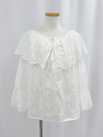 【Official限定価格】2wayキャンブリックブラウス