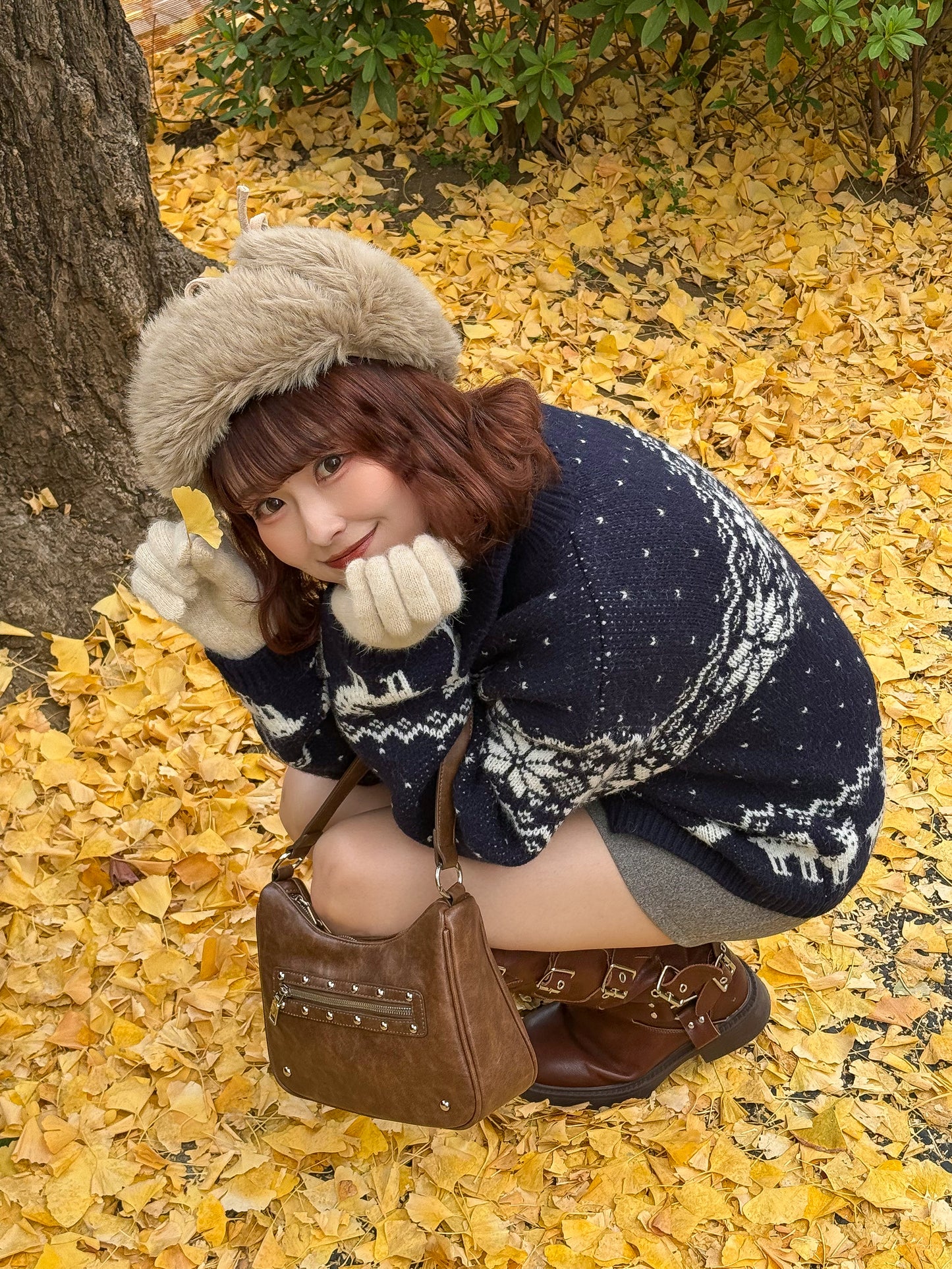 【Official限定】ノルディックジャガードカーディガン