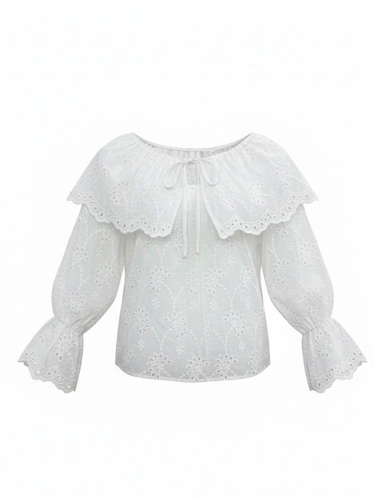 【Official限定価格】2wayキャンブリックブラウス