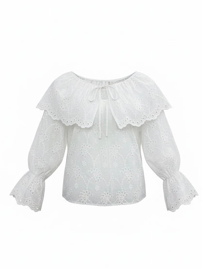 【Official限定価格】2wayキャンブリックブラウス