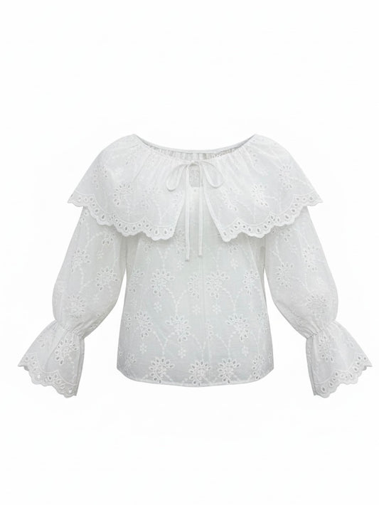 【Official限定価格】2wayキャンブリックブラウス