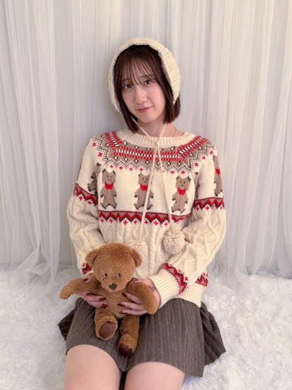 【Official限定】アニマルジャガードニット