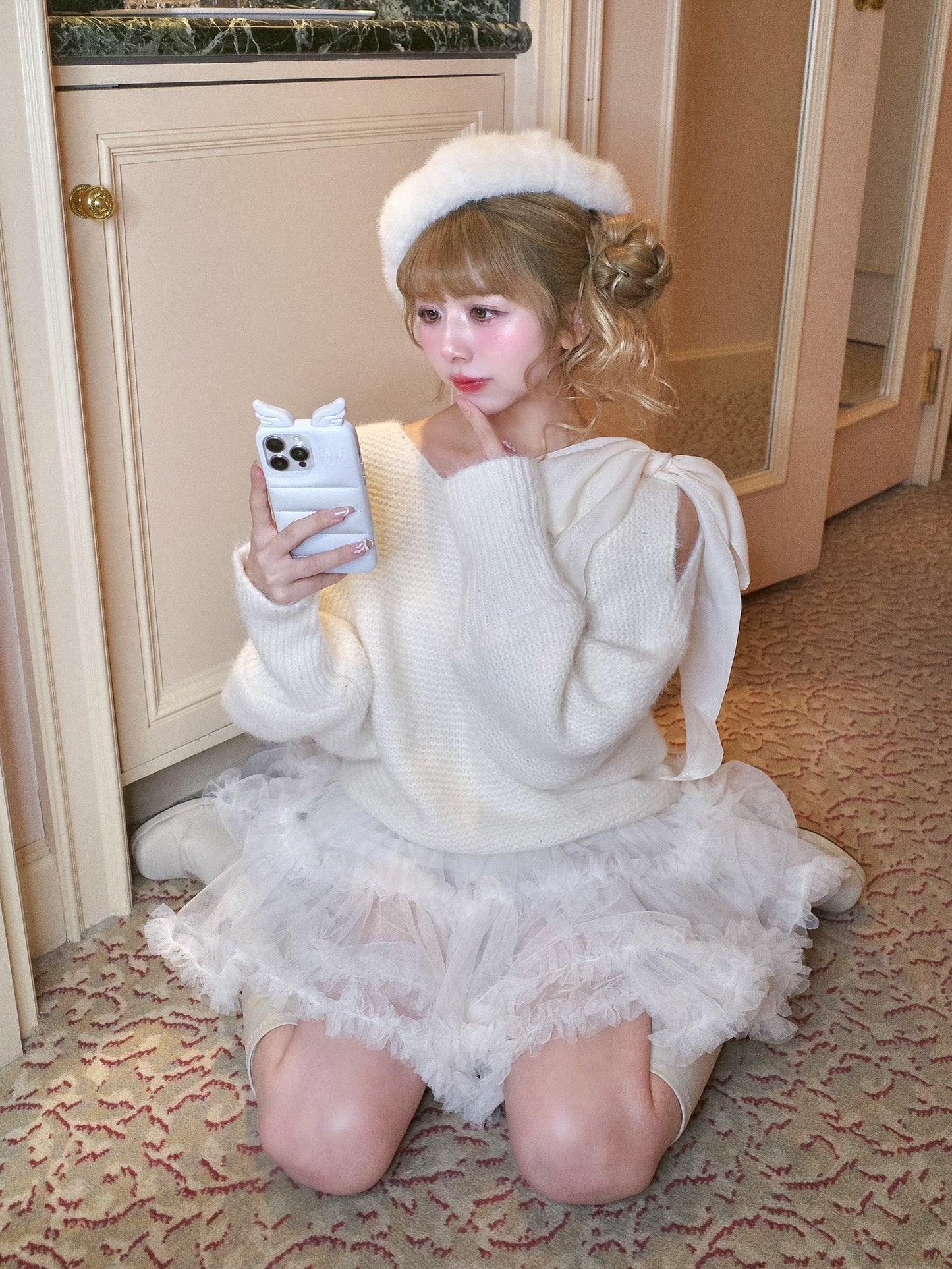 リボンドルマンニット