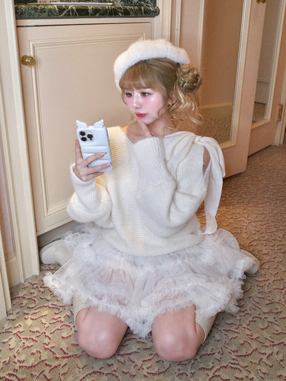 リボンドルマンニット