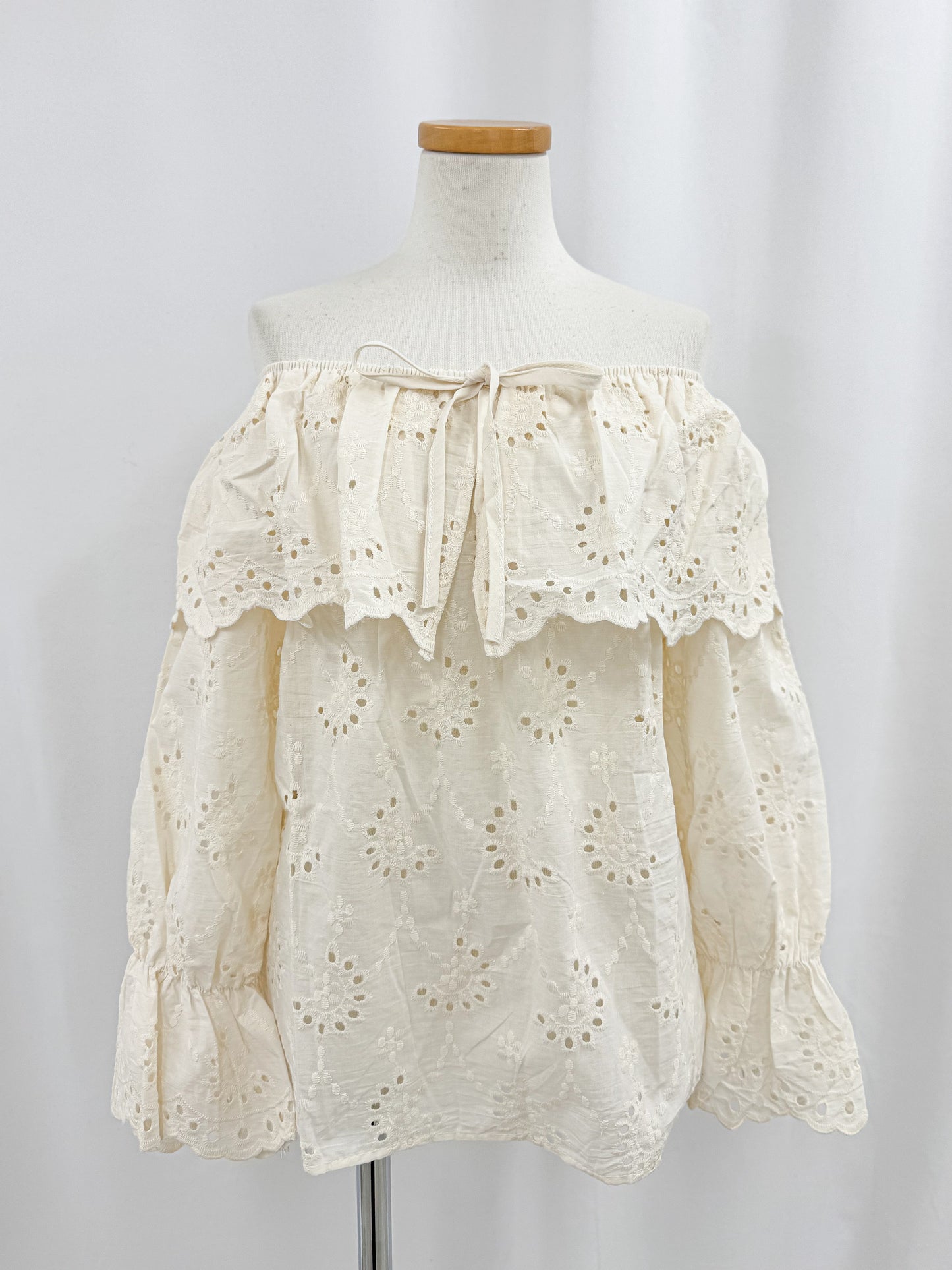 【Official限定価格】2wayキャンブリックブラウス