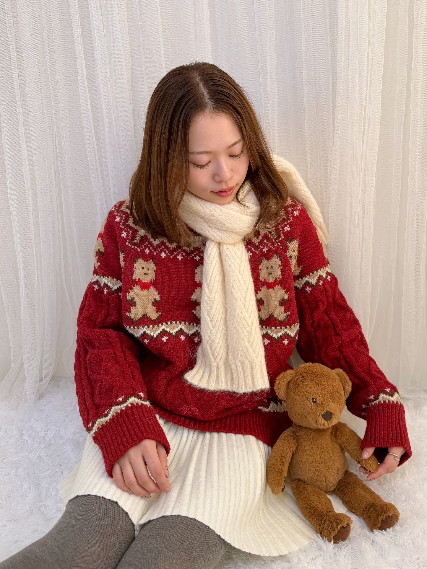 【Official限定】アニマルジャガードニット