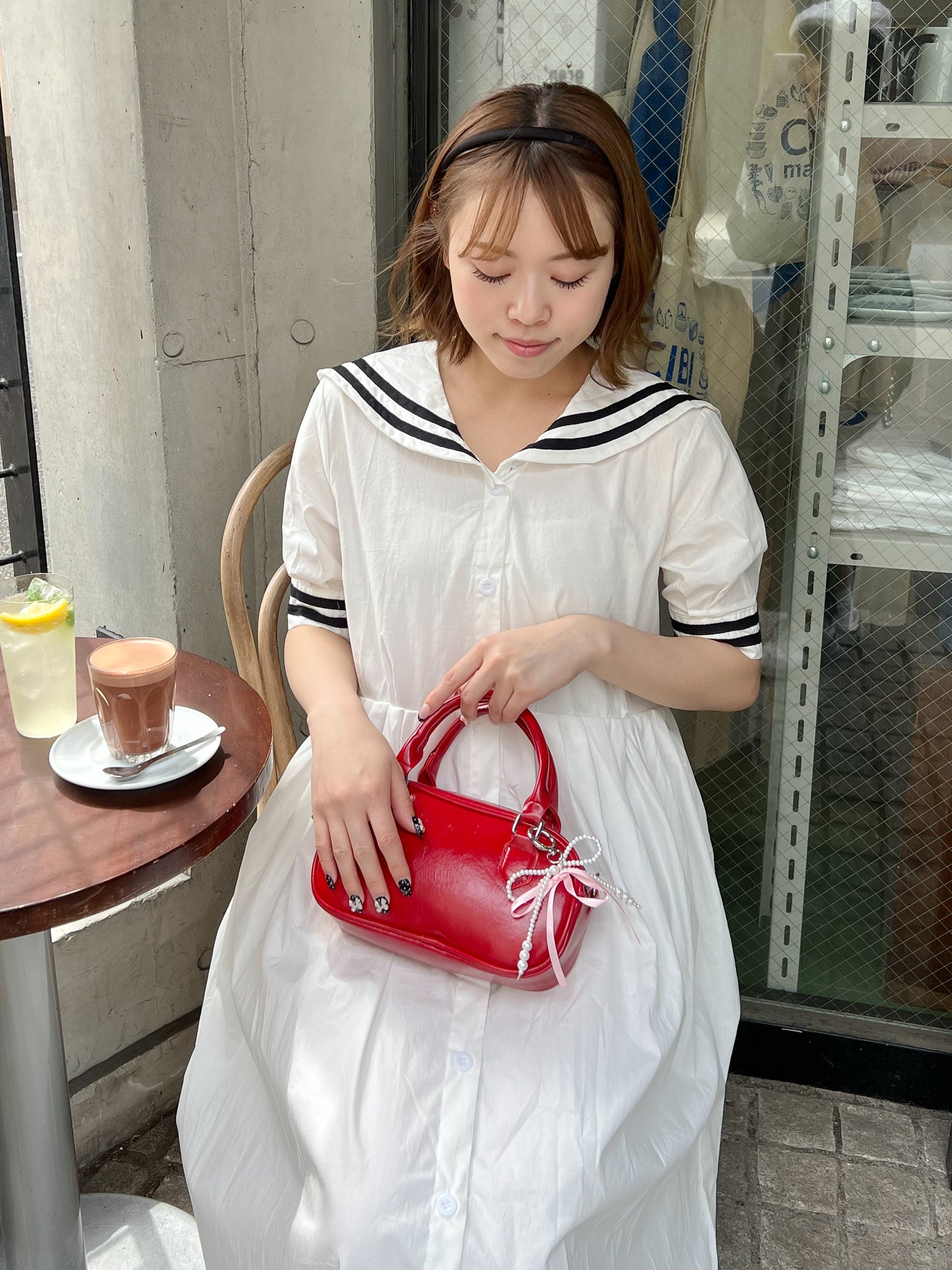 【Official限定価格】セーラー襟ワンピース