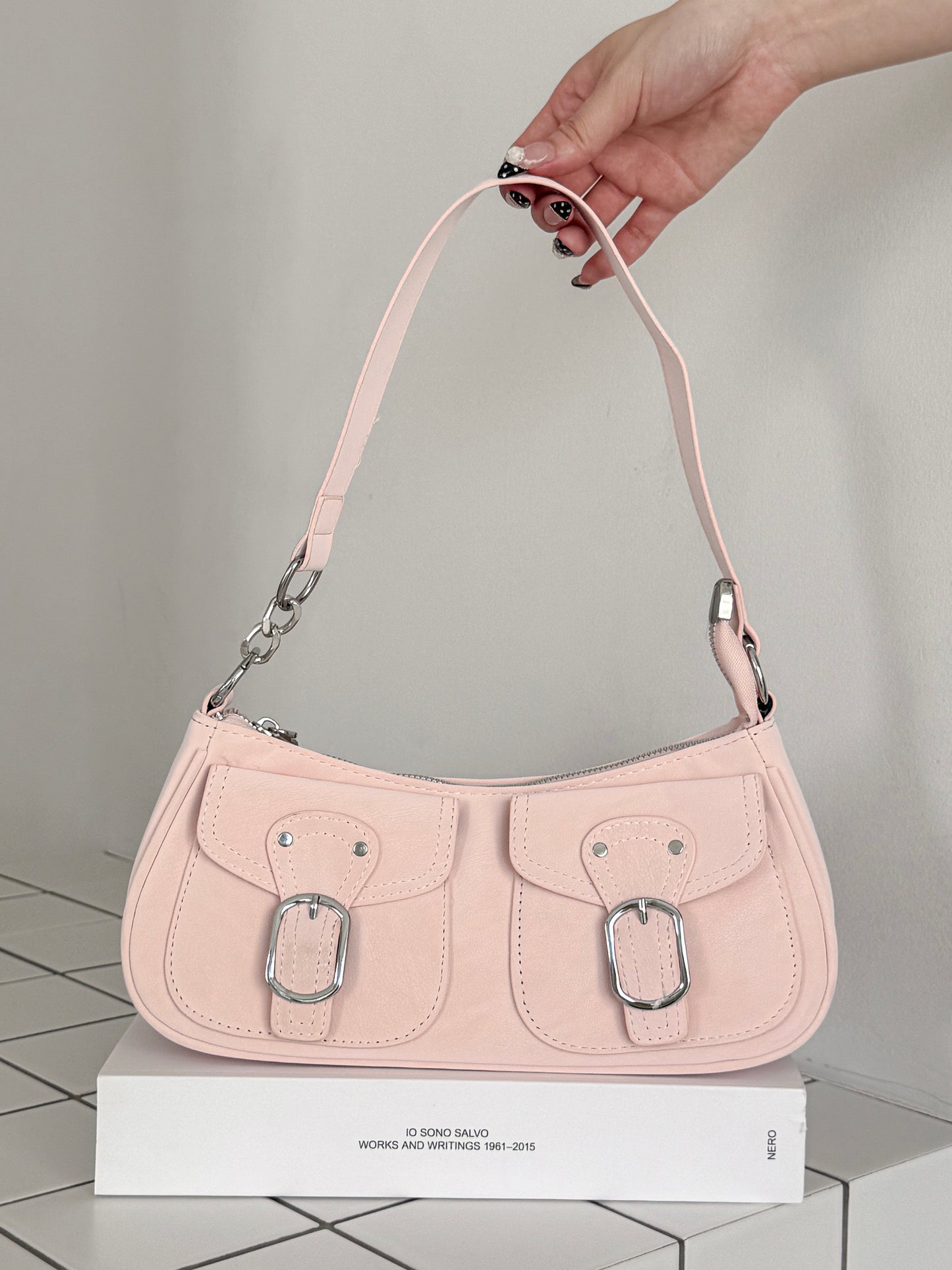 2WAYバックル合皮BAG