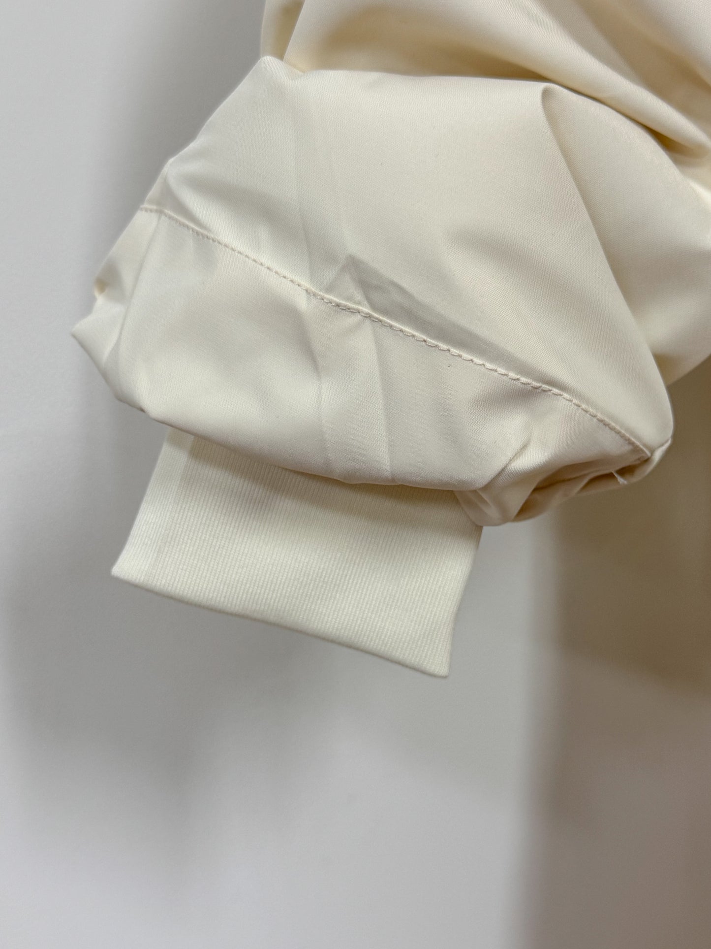 ファー付きロングパフコート