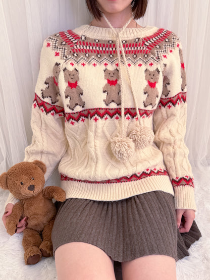 【Official限定】アニマルジャガードニット