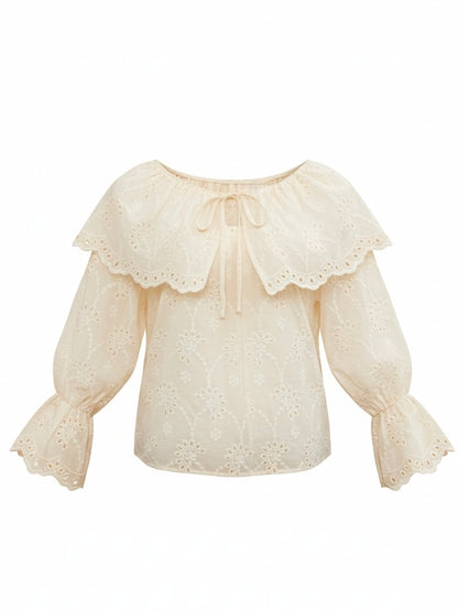 【Official限定価格】2wayキャンブリックブラウス