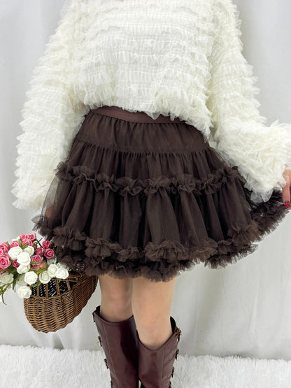 ボリュームミニチュールスカート