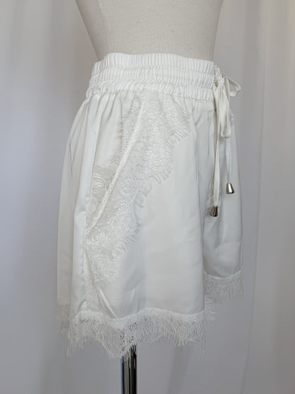 レースサテンショートパンツ