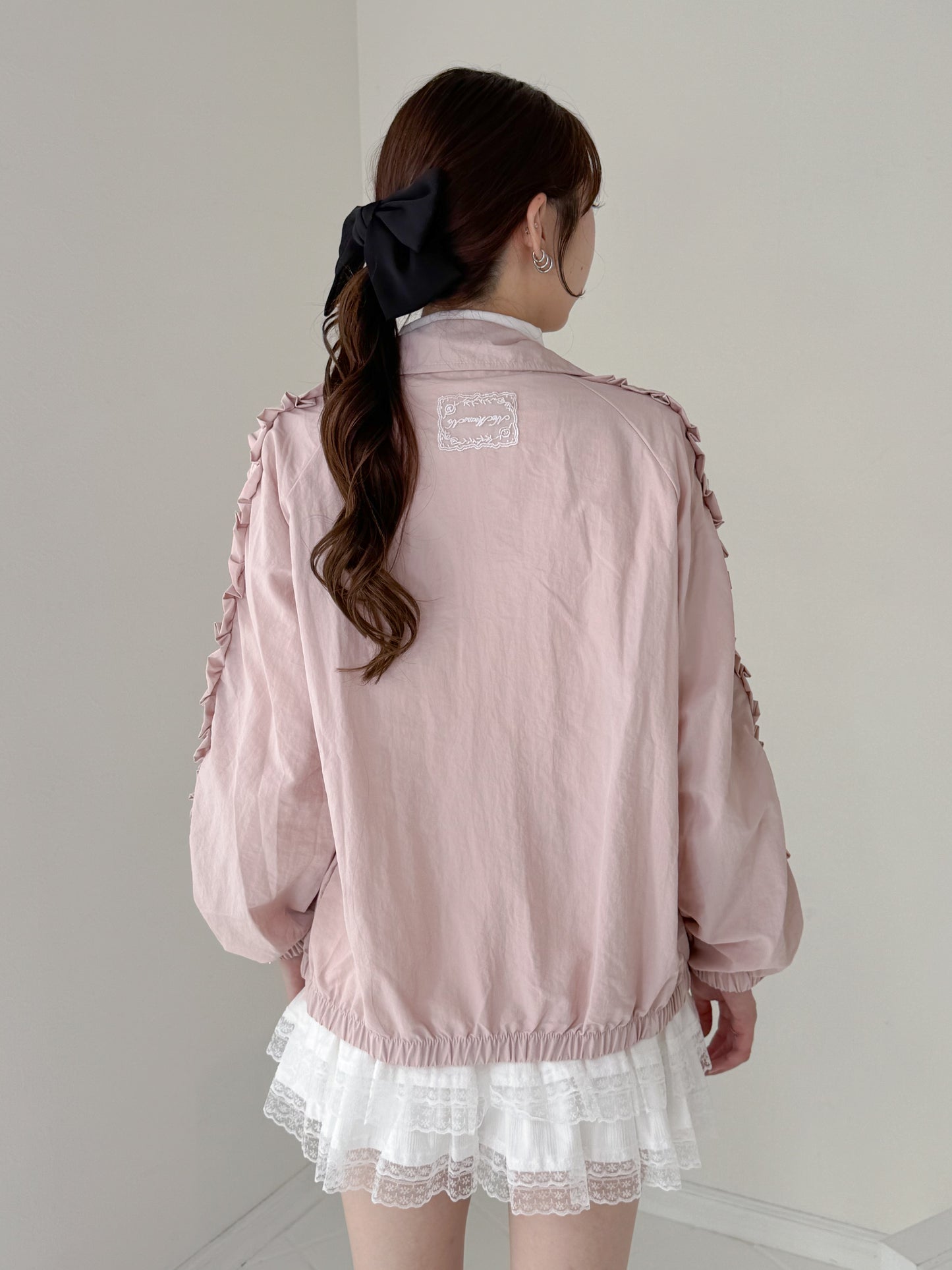 【Official限定価格】レースフリルブルゾン