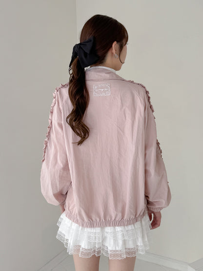 【Official限定価格】レースフリルブルゾン