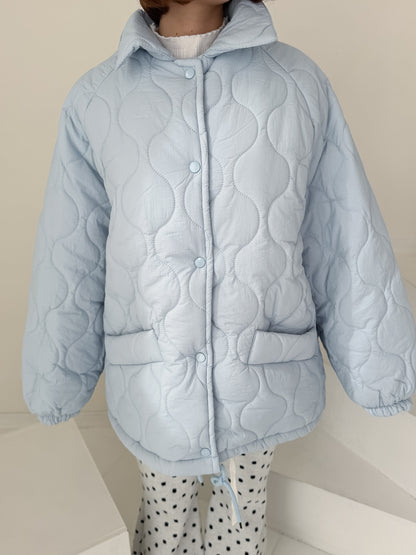 裏地ボア中綿ジャケット