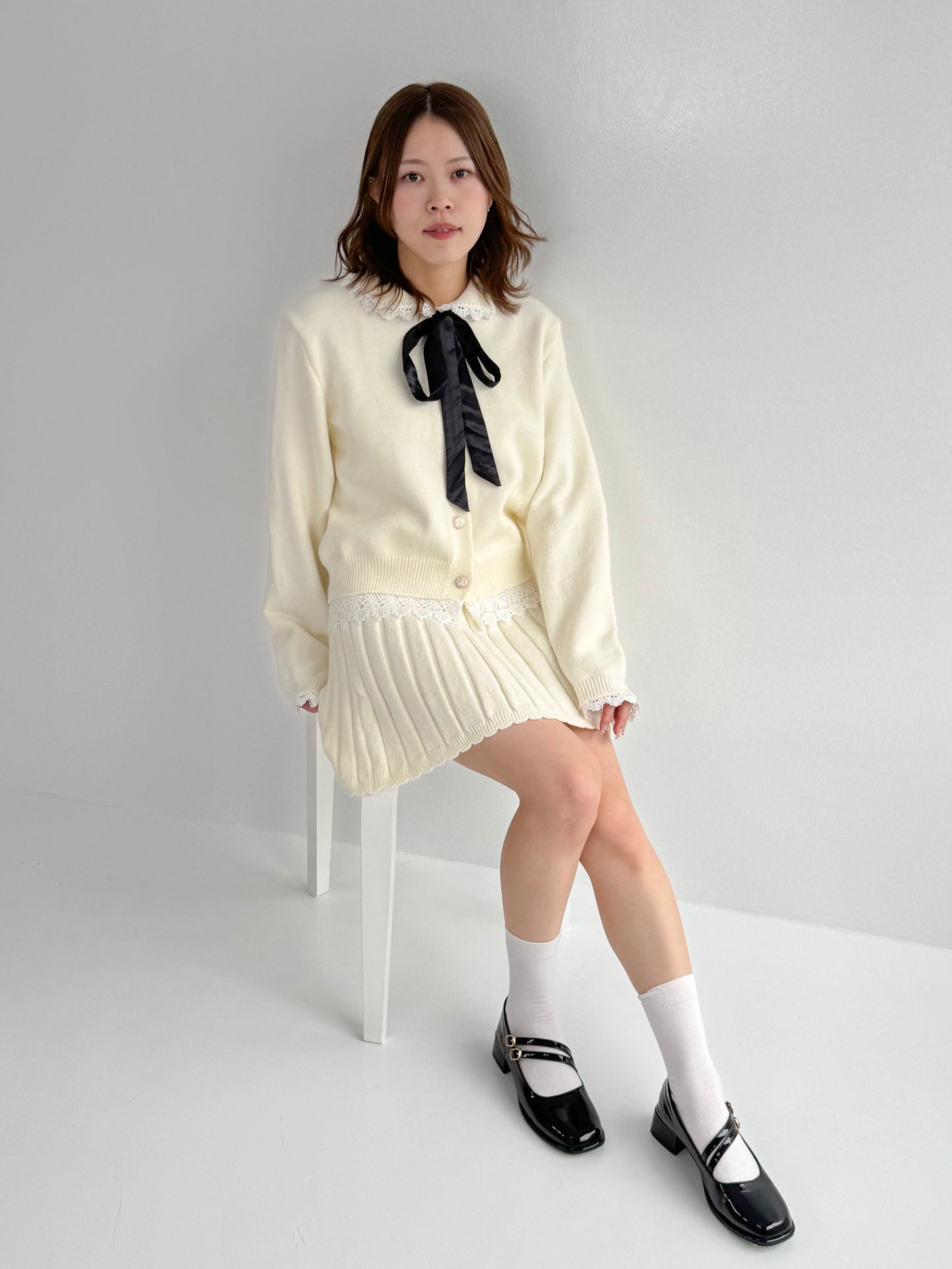 【Official限定価格】ガーリーニットセットアップ