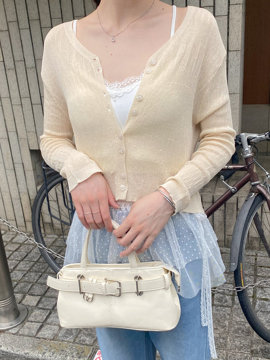 メッシュカーディガン