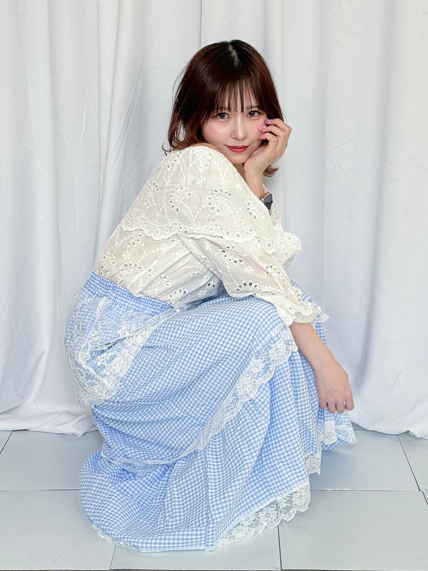 【Official限定価格】2wayキャンブリックブラウス