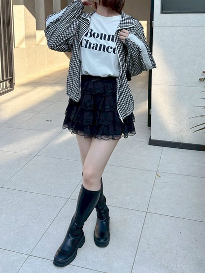 【Official限定価格】レースフリルブルゾン